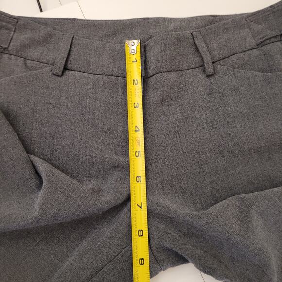 Joe B Benbasset Juniors Gray Flare Pants Size 3 Y2K Bootcut Stretch Office Wear - Picture 7 of 8